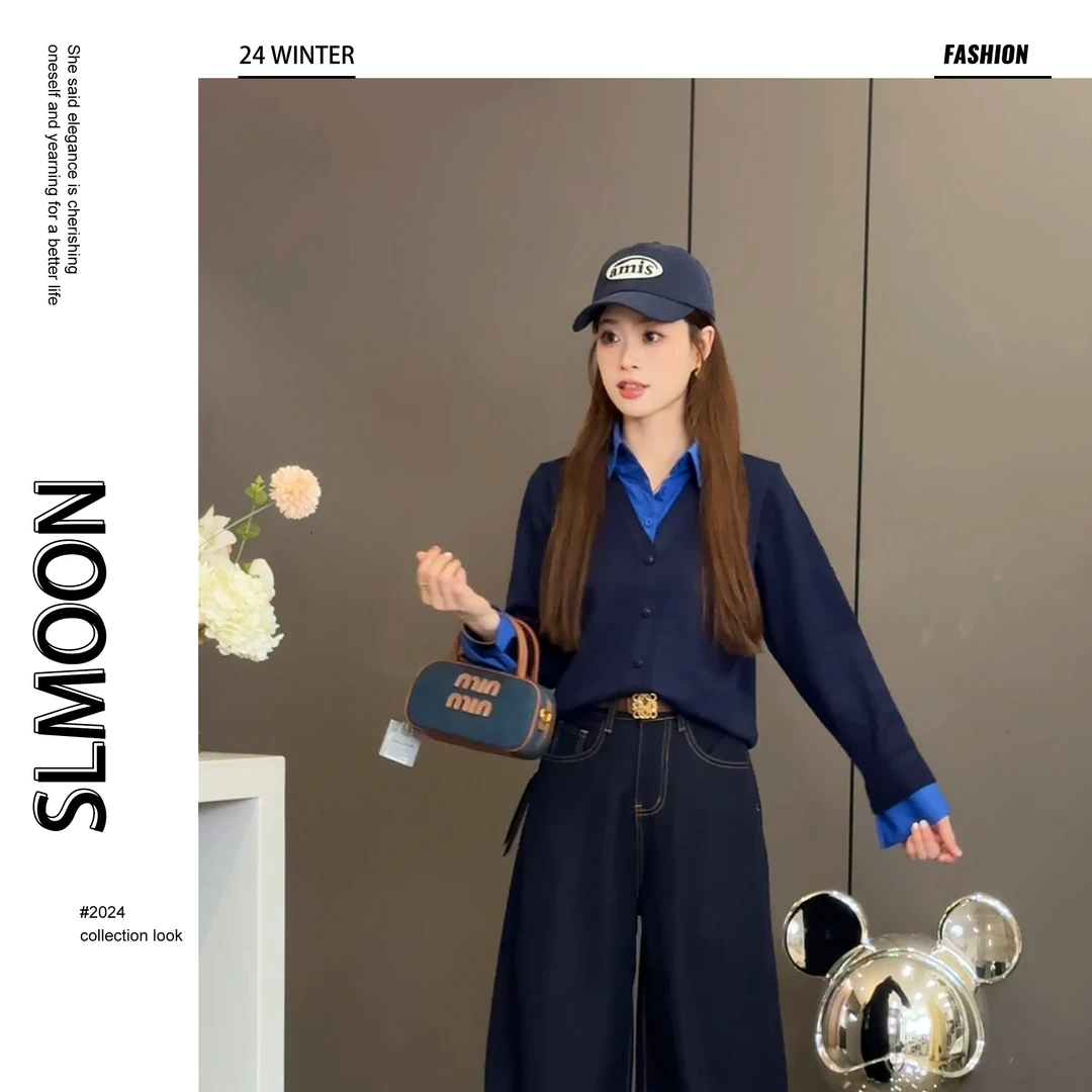 【水冰月】【圣马丁】毛衣假两件预CDP4MY112C