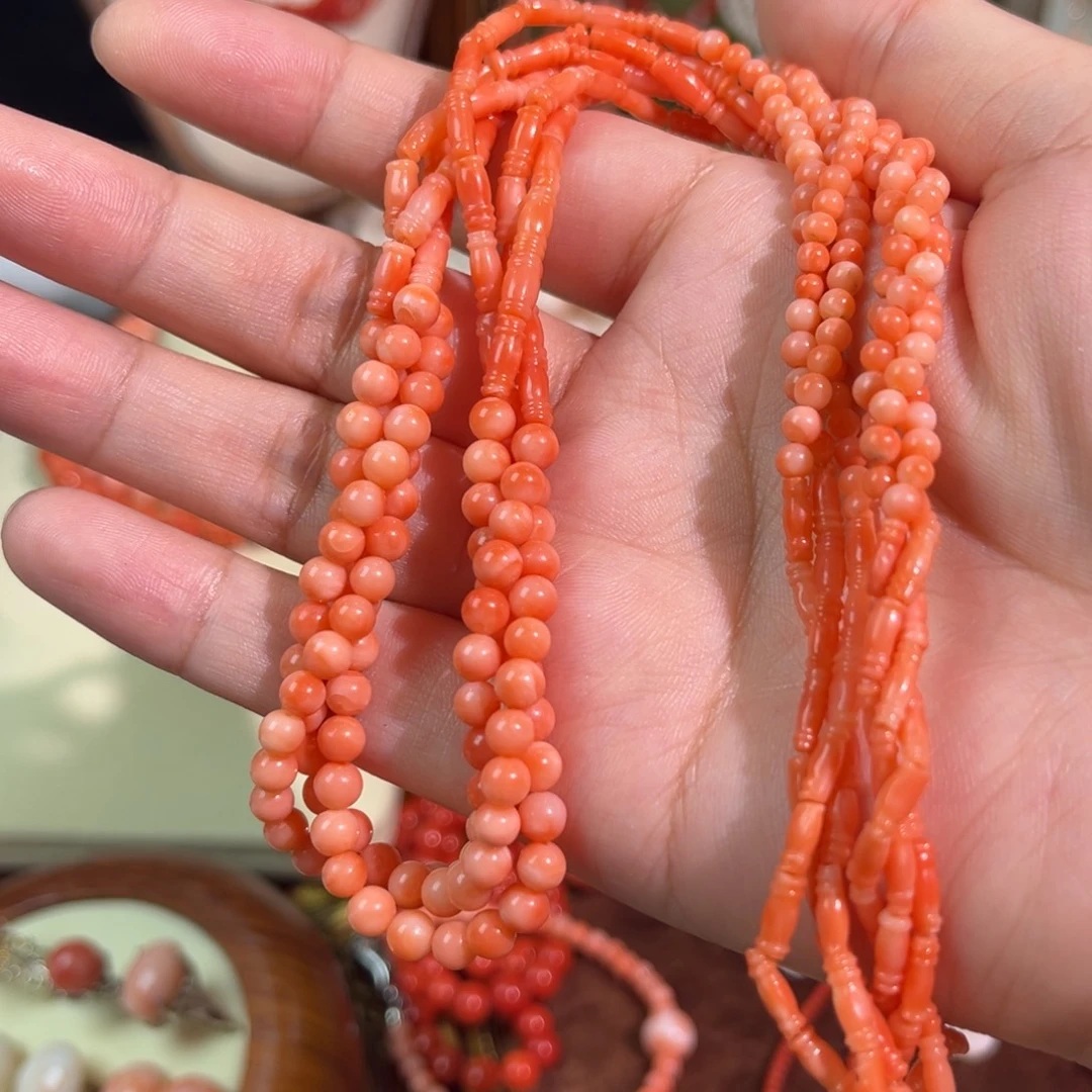 用***5大理石磁石粉Momo项链