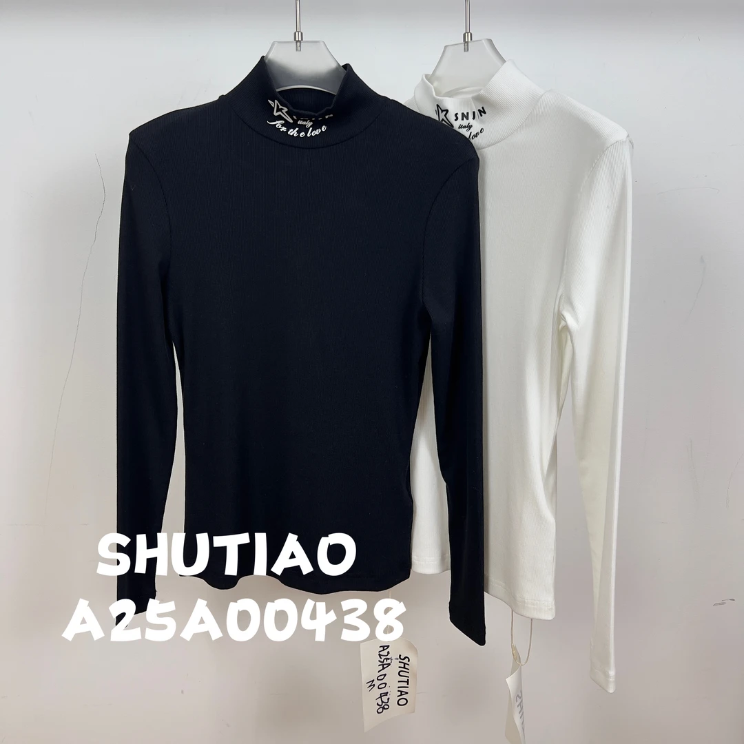 【SHUTIAO】2024秋冬：新款小众设计款T恤A25A00438