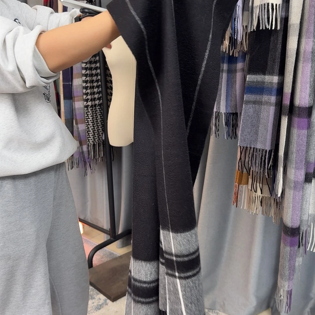 山羊绒纯羊绒围巾007