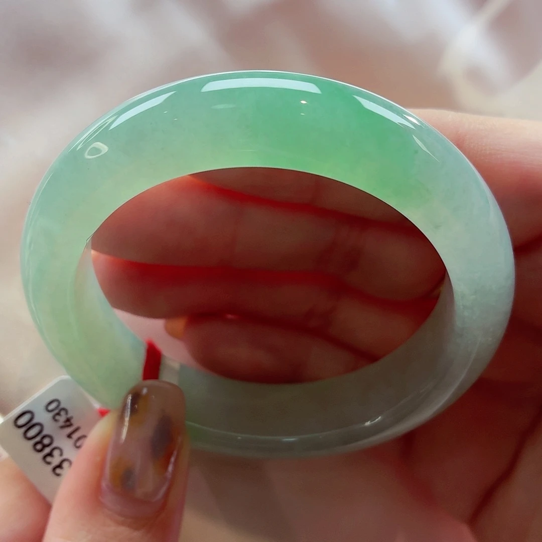 翡翠未镶嵌手镯22（8号）