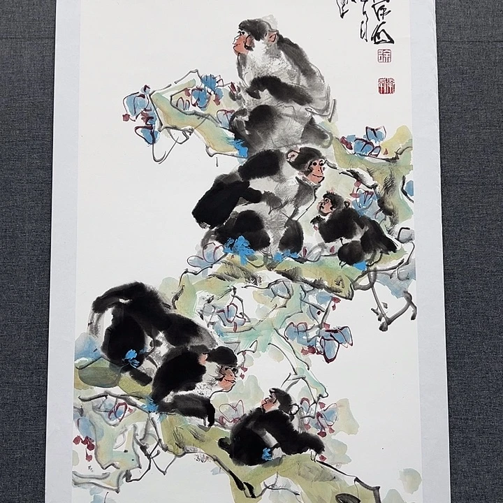 国画书画作品多次