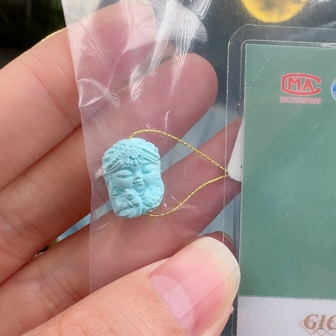 绿松石珠宝奇石未镶嵌