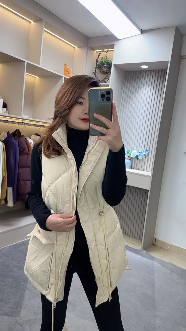 冬季新款大口袋时尚马甲1130