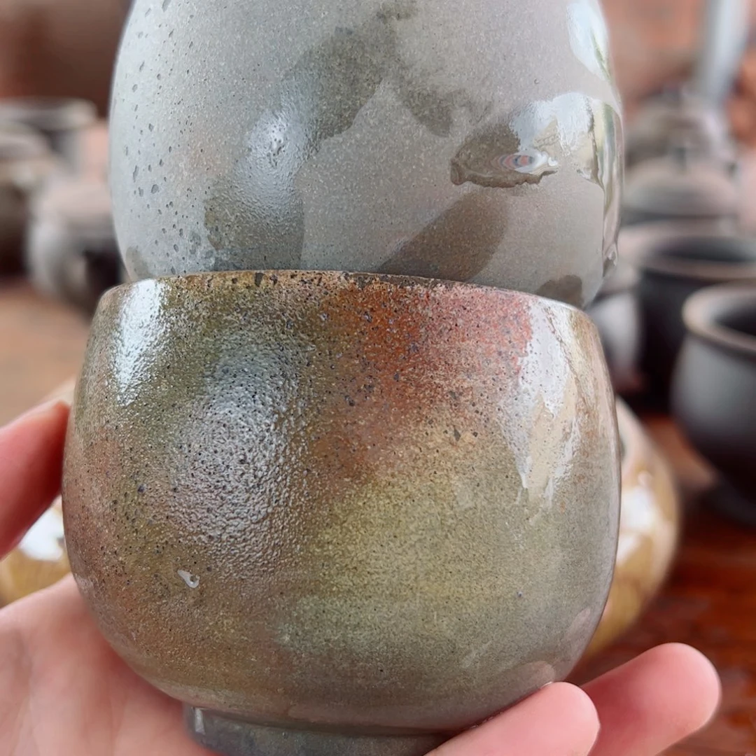 坭兴陶贵台龙窑柴烧茶器A14