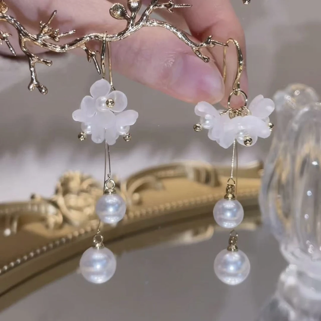 铜合金耳饰 【落枝】轻奢时尚气质百搭高级小众设计感耳饰RH0984