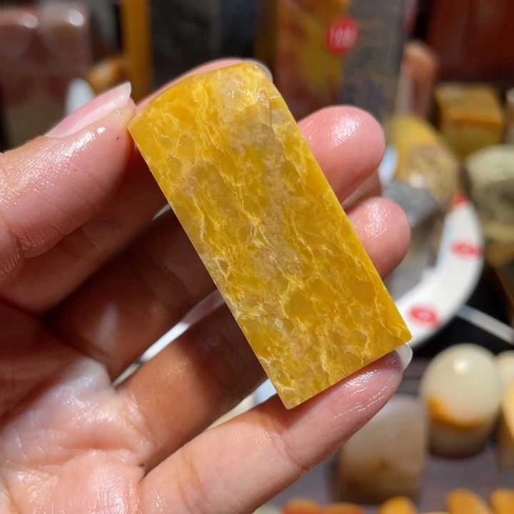 寿山石印石素章原石