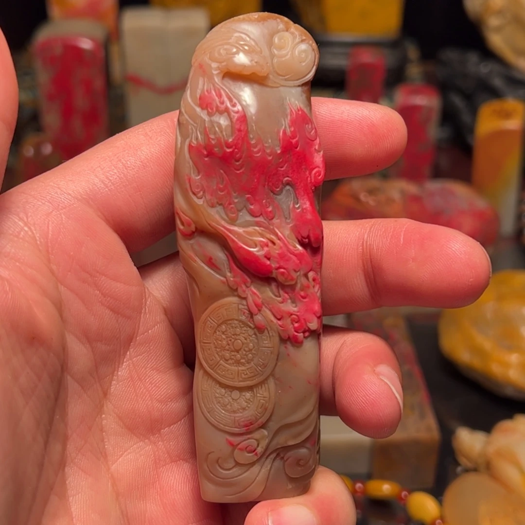 印石昌化石昌化鸡血石