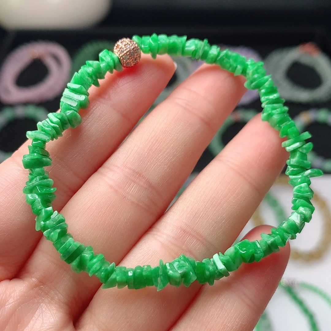 翡翠未镶嵌手链翡翠