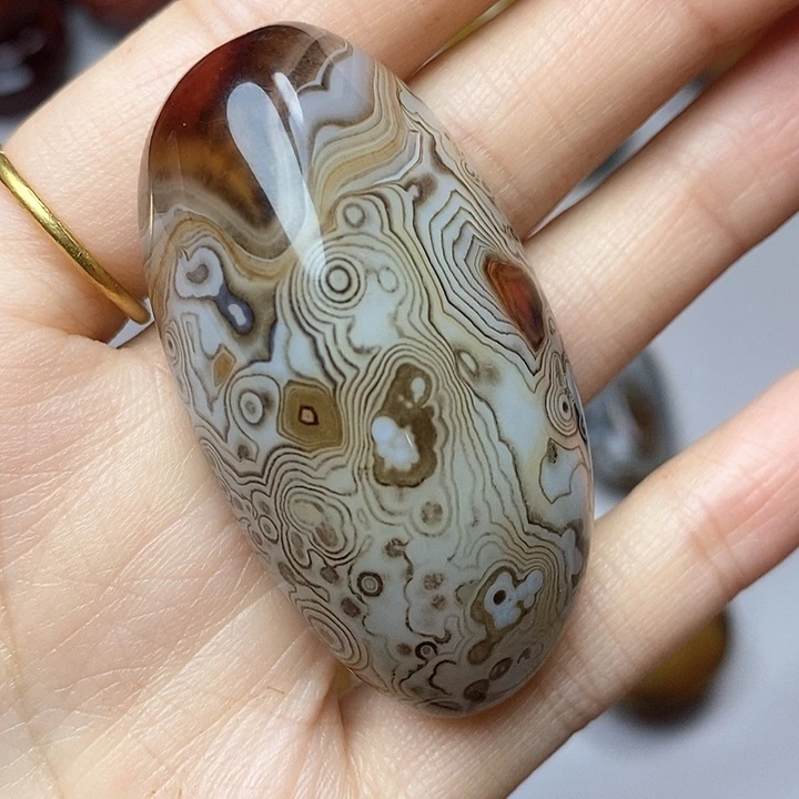 未镶嵌吊坠(不含链)玛瑙/玉髓荼**开