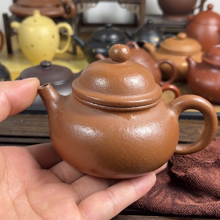 紫砂茶壶原矿紫砂半手工制作