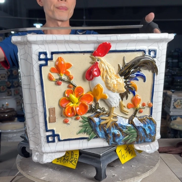一风堂石湾花盆 内35*26