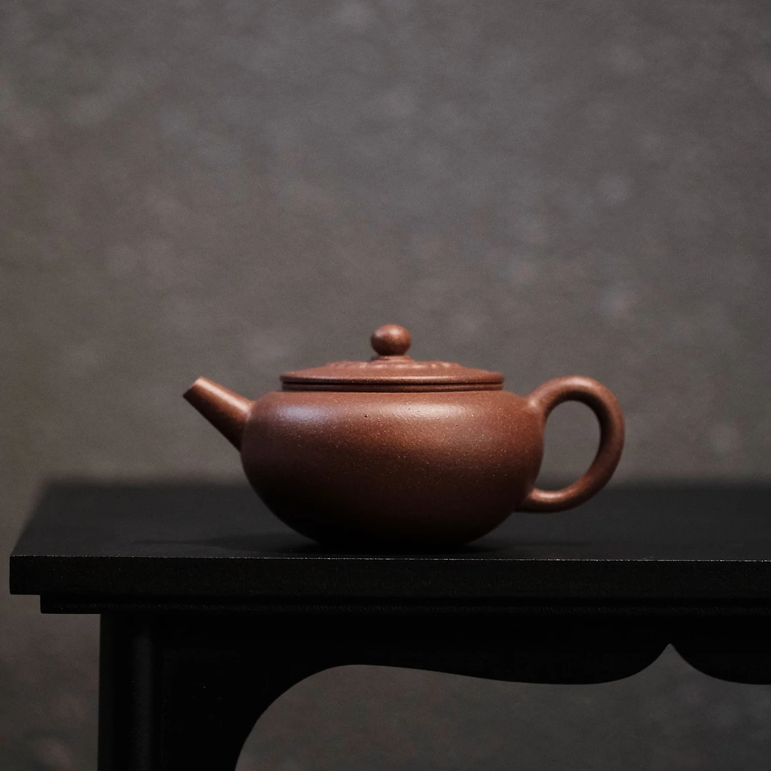 【宜子孙】明式祥云壶.紫泥半手工制作.容量130cc泡茶壶小容量茶具