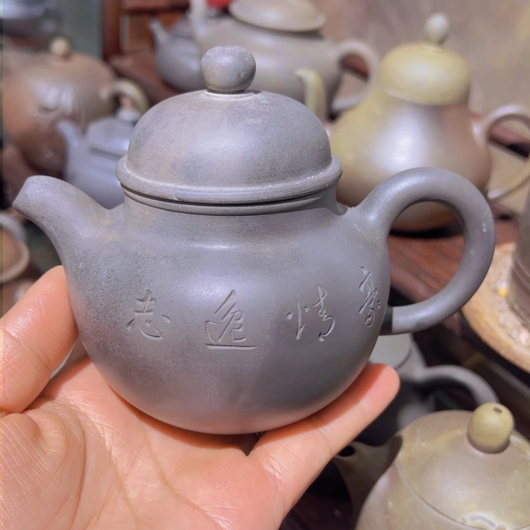 贵台龙窑柴烧茶壶105