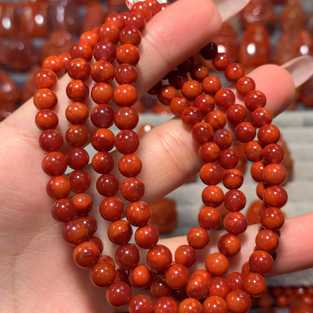 【闪购商品】未镶嵌多圈5+南红玛瑙