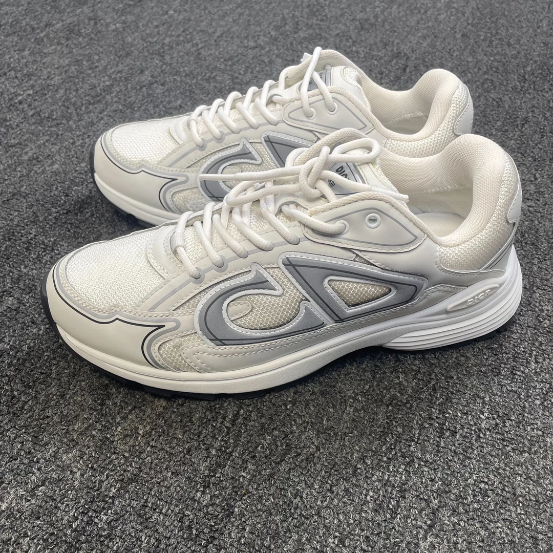 95新 DIOR/迪奥 B30字母logo时尚板鞋白色41码成色98新公价8600
