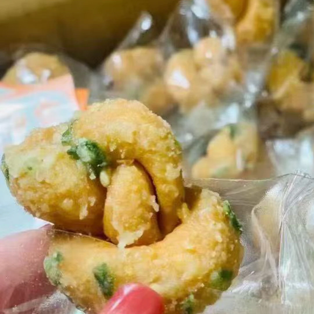 手工香葱油索独立包装香酥脆