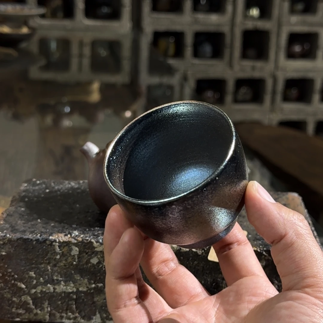 建水紫陶柴烧茶具