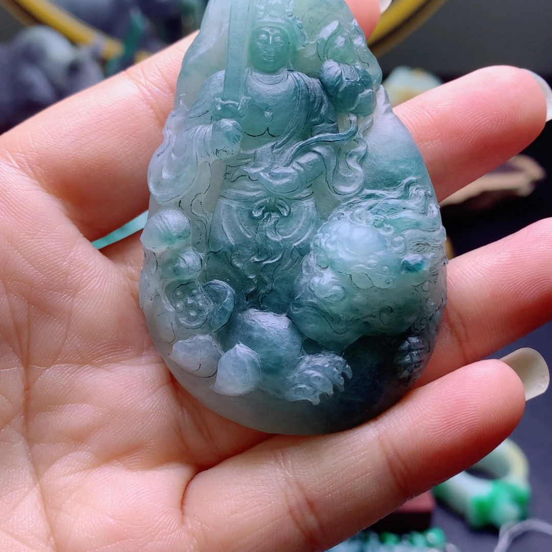 尕***爷定制翡翠未镶嵌翡翠