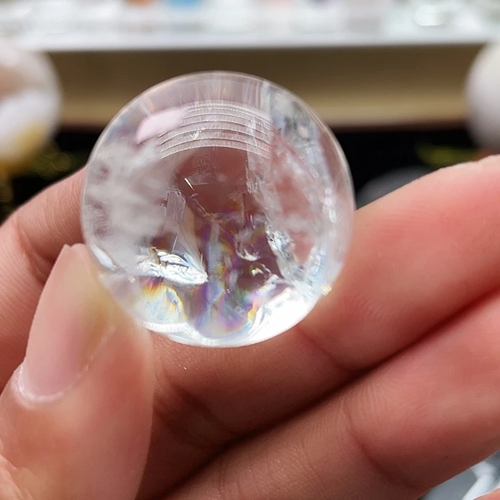 水晶天然水晶未镶嵌带***锅
