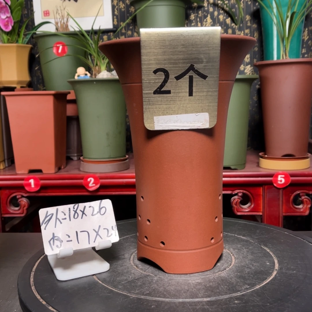 紫砂花盆紫砂花盆