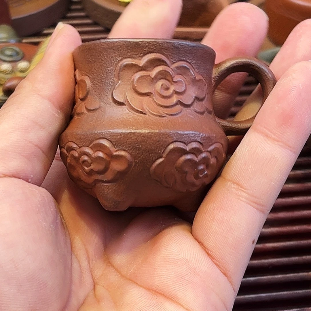 茶杯紫砂高端紫砂雕塑茶宠