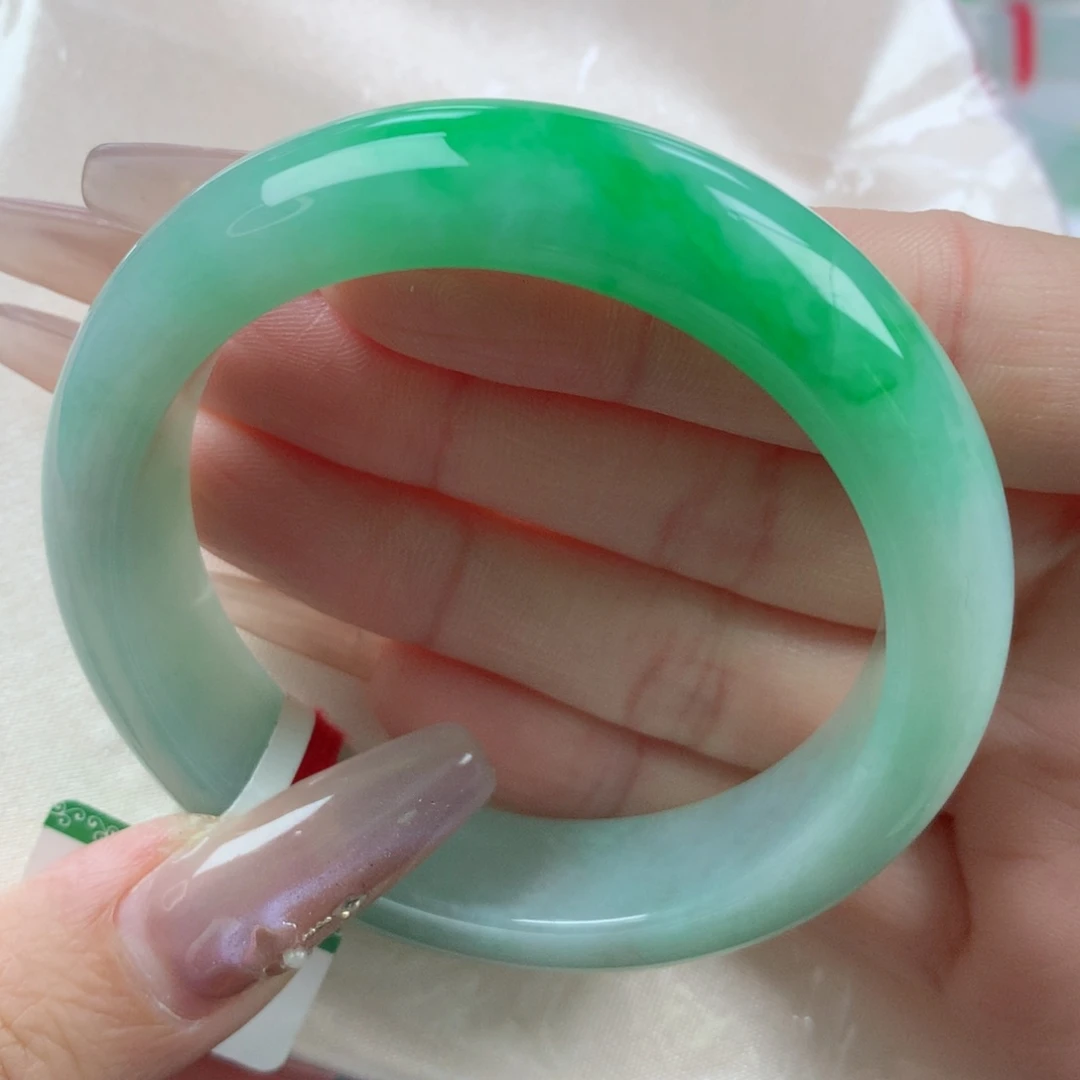 未镶嵌手镯翡翠缅甸天然翡翠A货51.6