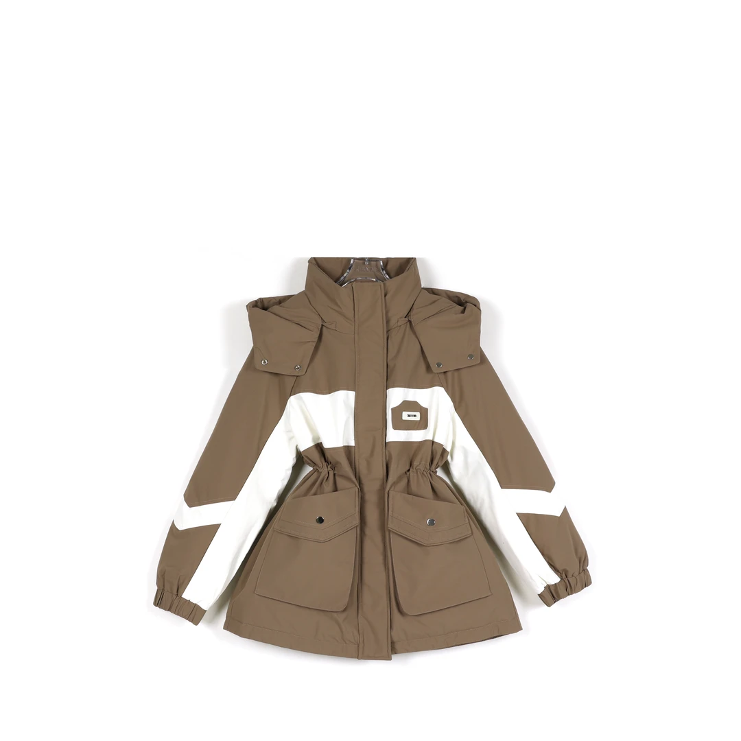 VR羽绒服撞色派克服时尚休闲宽松外套-2068PP