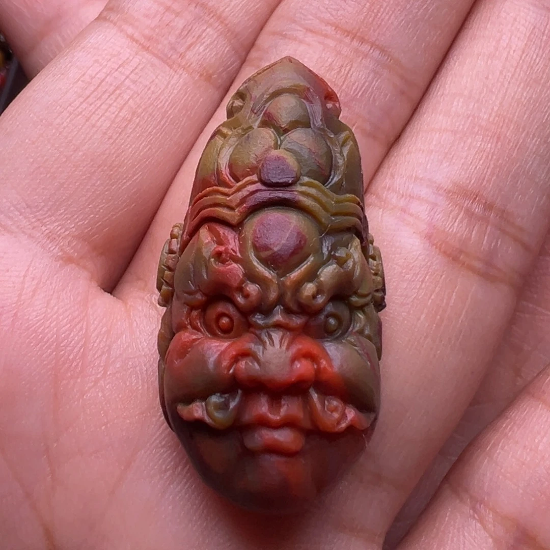 南红玛瑙未镶嵌珠宝奇石包浆大黑天