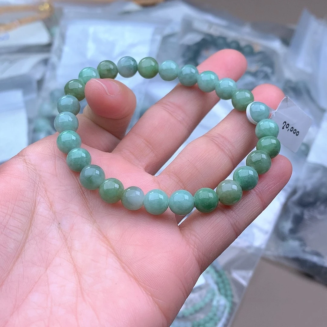 未镶嵌手串定制翡翠