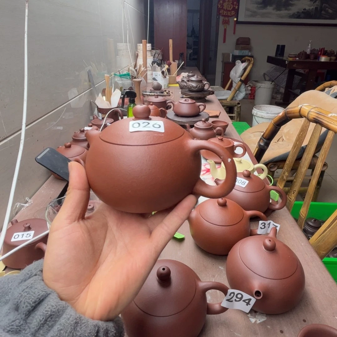 紫砂茶壶降坡泥西施400左右瑕疵