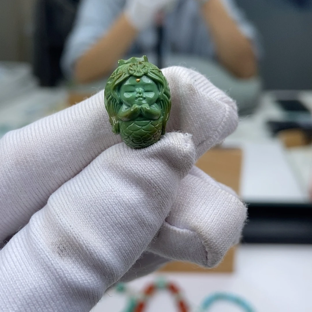 未镶嵌绿松石珠宝奇石