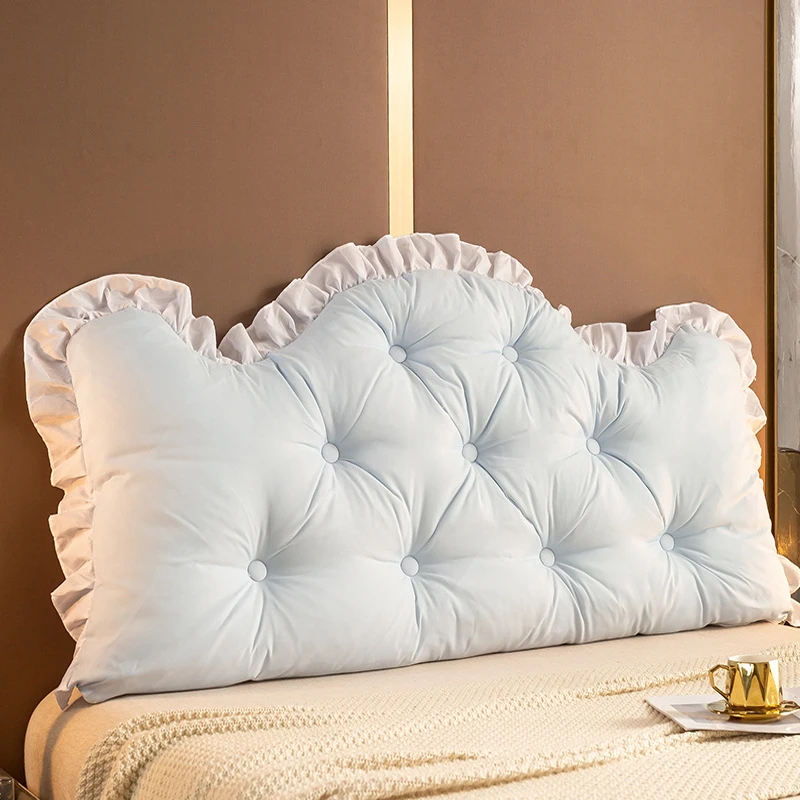 床头软包高端新款欧轻奢风网红级薄万能学生宿舍靠背垫公主榻榻米