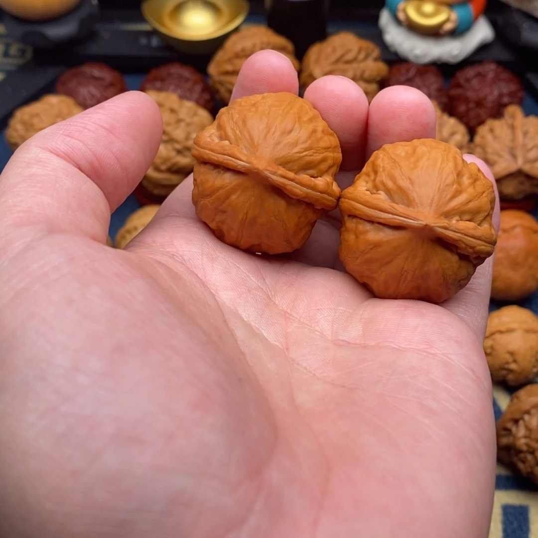 文玩核桃把件显*精品小手捻