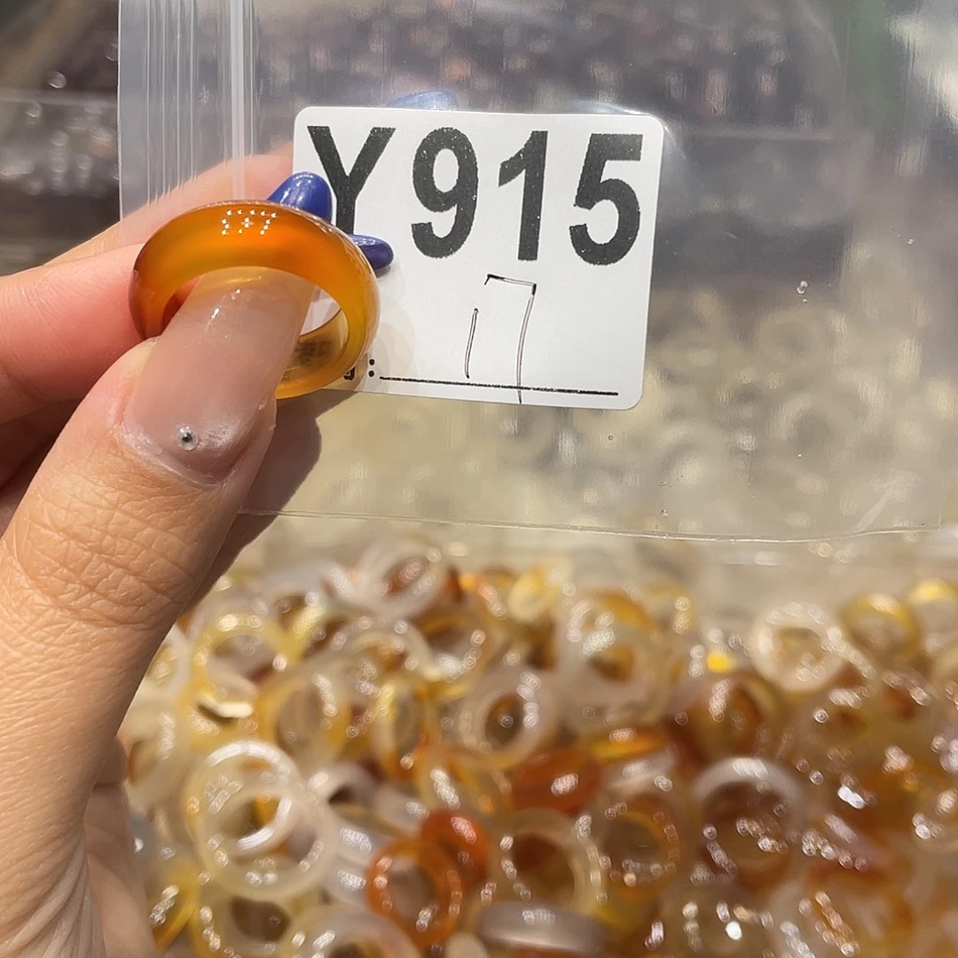 玛瑙/玉髓未镶嵌戒指915