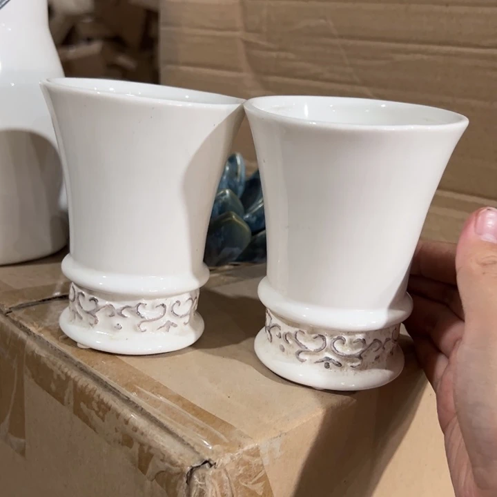 陶瓷花瓶摆件微瑕捡漏出