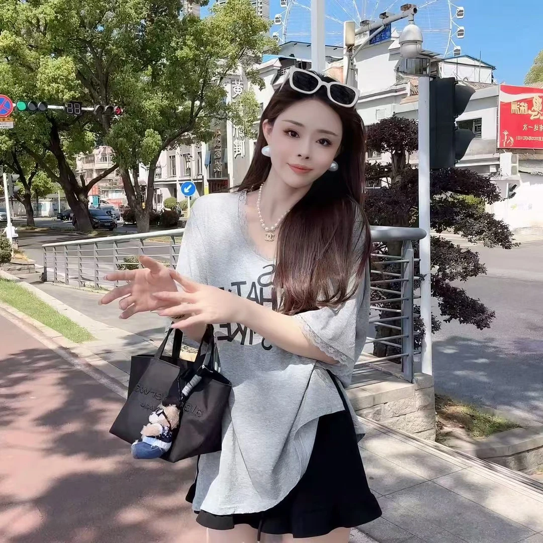 【T恤】高档新款上衣设计感时装女装服装7320[JSG]Q