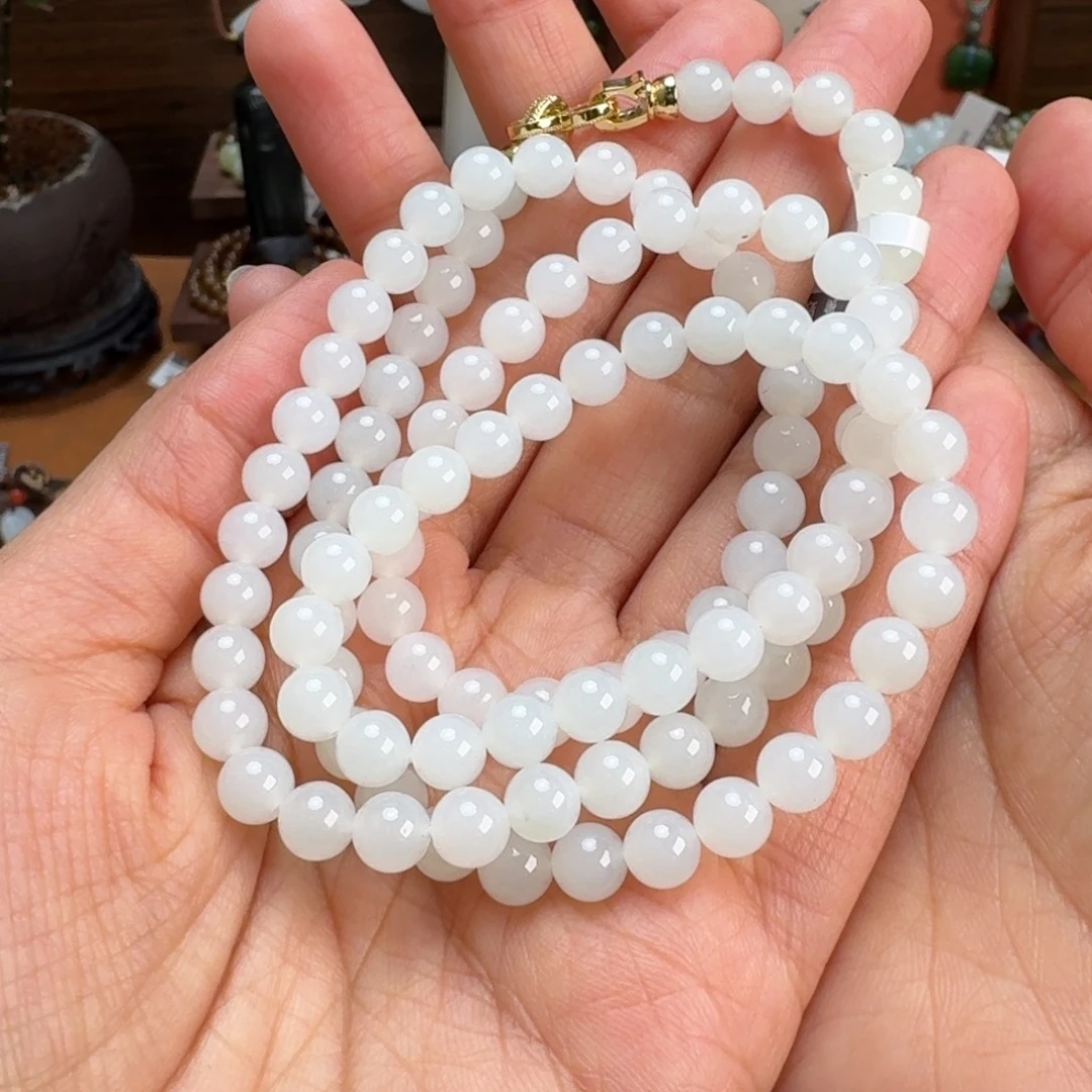 和田玉（糖玉）未镶嵌手链