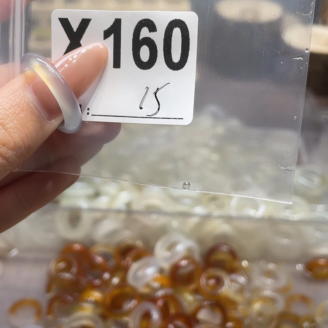 玛瑙/玉髓未镶嵌戒指160