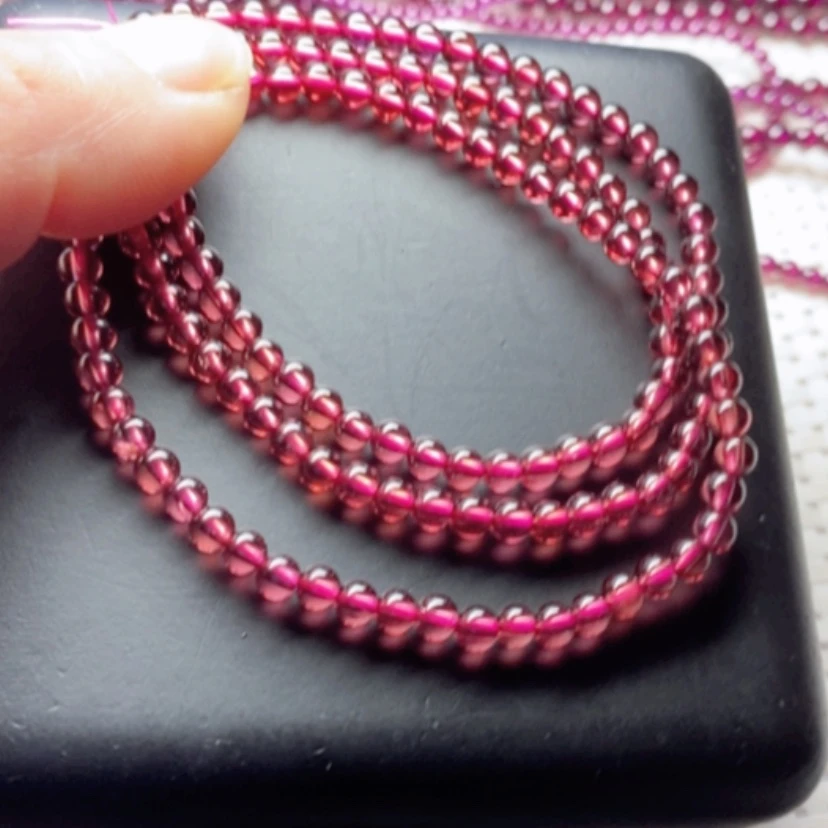 【闪购商品】石榴石手链未镶嵌4香槟粉毕业级