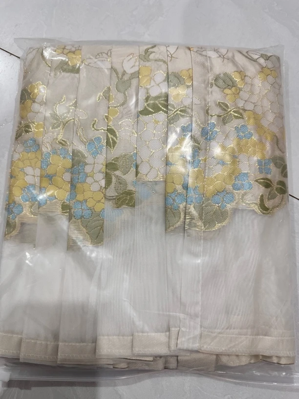 【花海】 织金妆花剪花拼纱马面裙春夏八分裙小个子