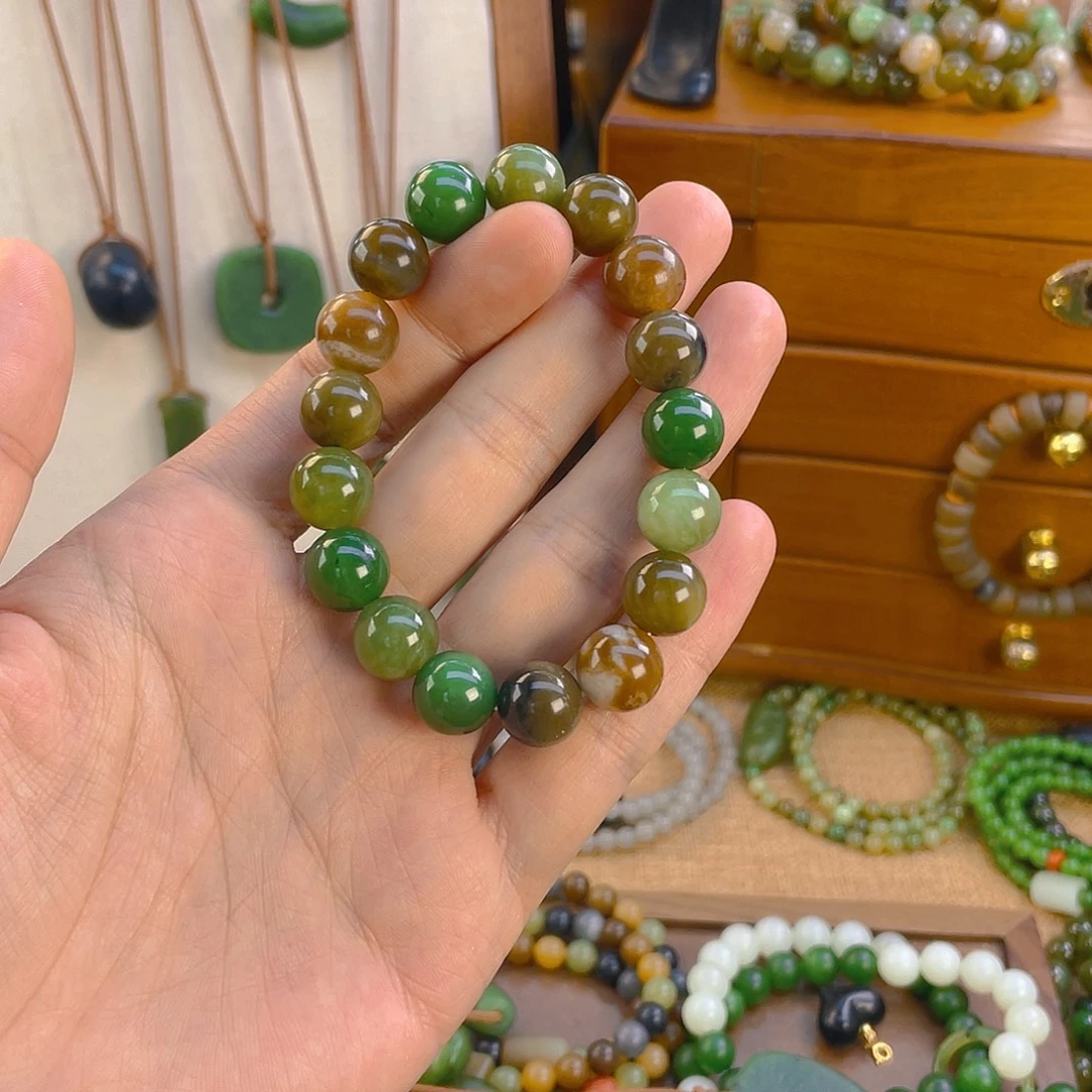 和田玉未镶嵌手链