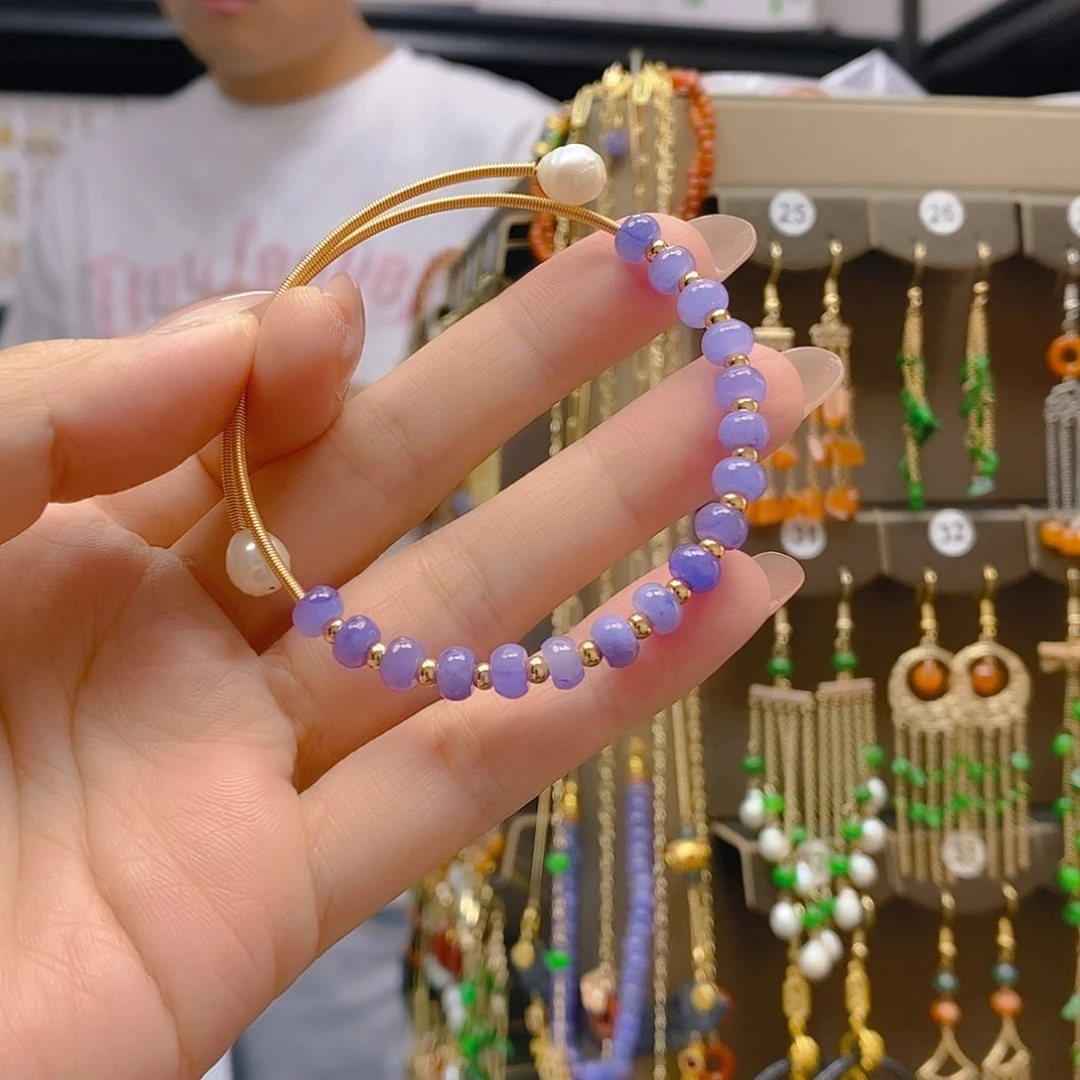 翡翠合金耳饰翡翠