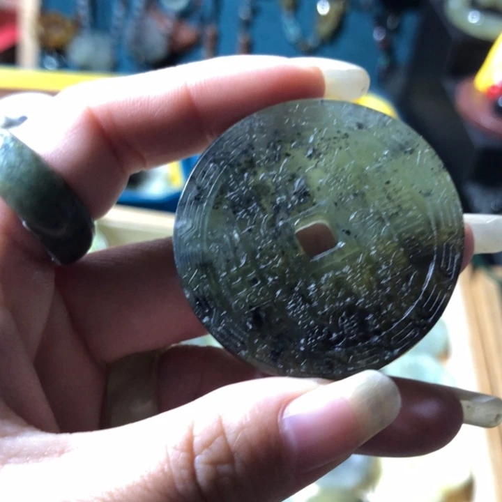 岫玉未镶嵌挂件岫玉挂件