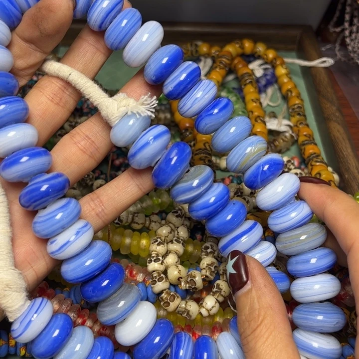 颈饰玻璃7894琉璃一条