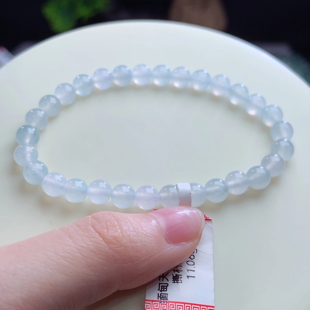 翡翠未镶嵌手串卡6