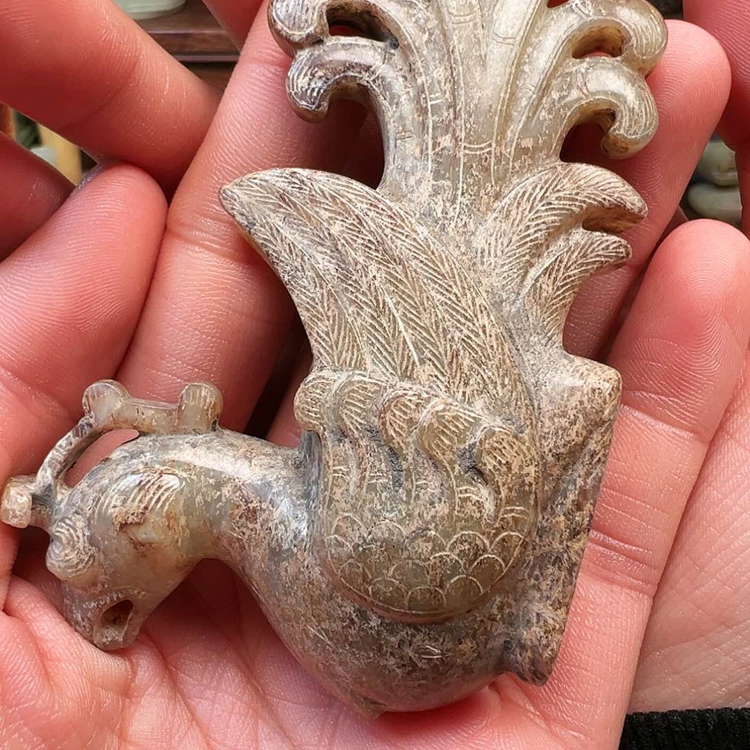 和田玉颈饰未镶嵌长**央