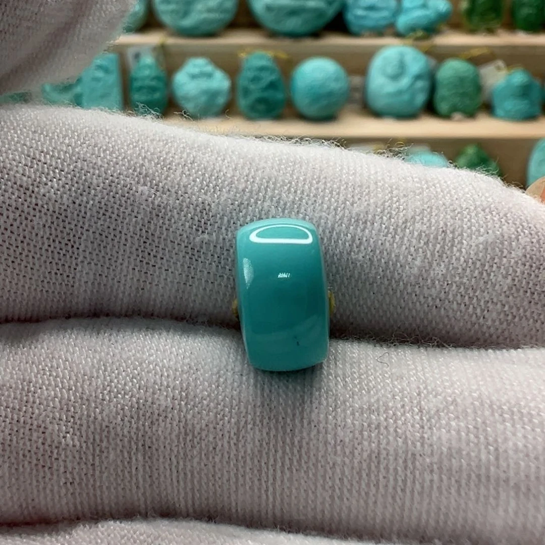 未镶嵌绿松石直切珠10.7mm