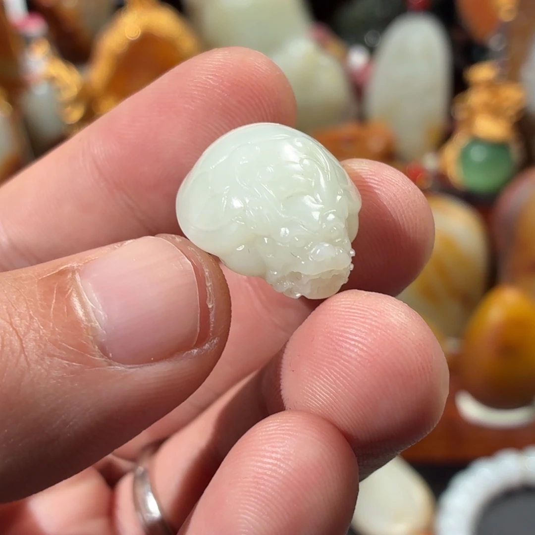 和田玉未镶嵌挂件7.7g