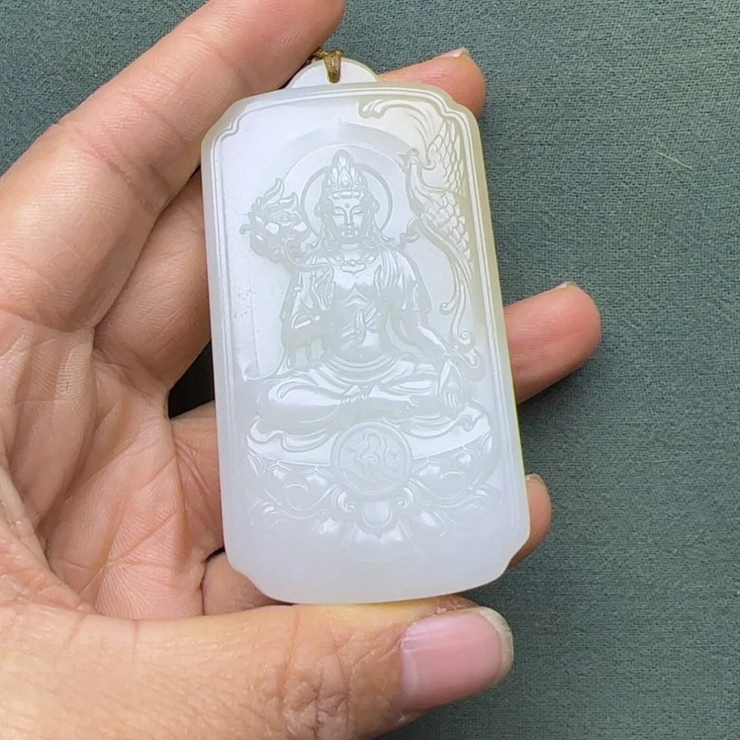 和田玉把件未镶嵌宏*